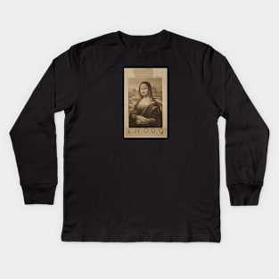 LHOOQ - Marcel Duchamp Kids Long Sleeve T-Shirt